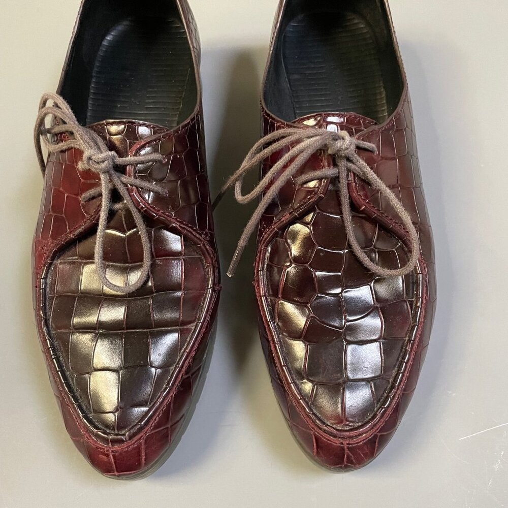 Theory Glenrock Leather Oxford Shoes - Picture 9 of 14